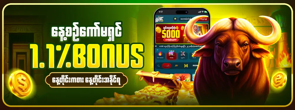 နေ့စဥ်ကော်မရှင် 1.1%